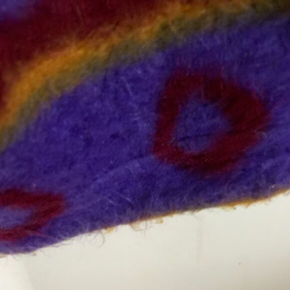 Jeans Wear Vintage Aztec Print Pullover, Hood, 1/4 Zip, 90s Indie Size Medium - Picture 8 of 16